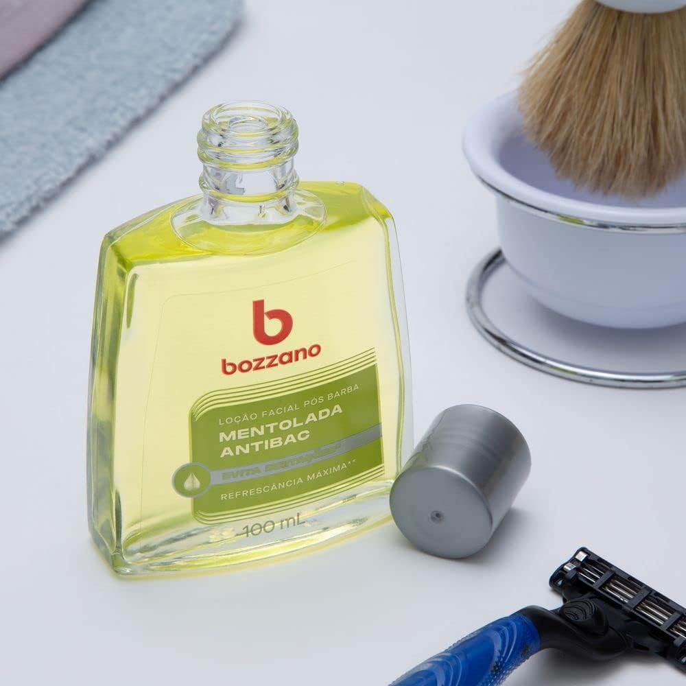 Bozzano Loção Pós Barba Mentol Branco 100 Ml - Imagem 5