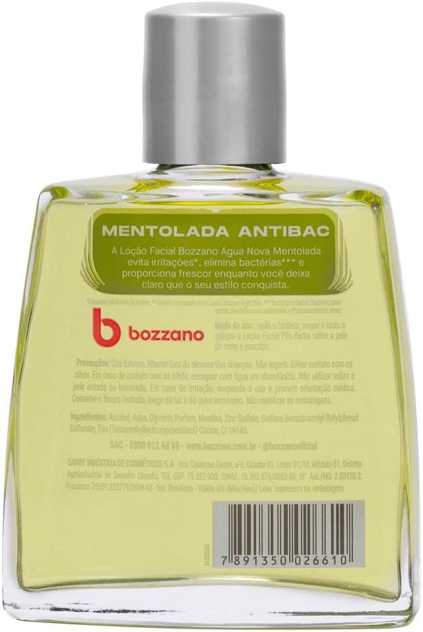 Bozzano Loção Pós Barba Mentol Branco 100 Ml - Imagem 6