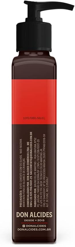 Balm Para Barba Don Alcides 120Ml Barba Negra - Imagem 4