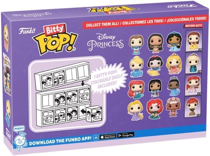 BONECO FUNKO BITTY POP DISNEY P CINDERELLA 4PK - Imagem 2
