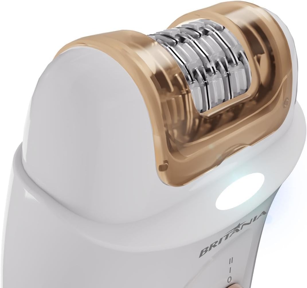Depilador de Pelos Britânia 4 Acessórios BDP04 5W Branco e rose Bivolt - Imagem 7