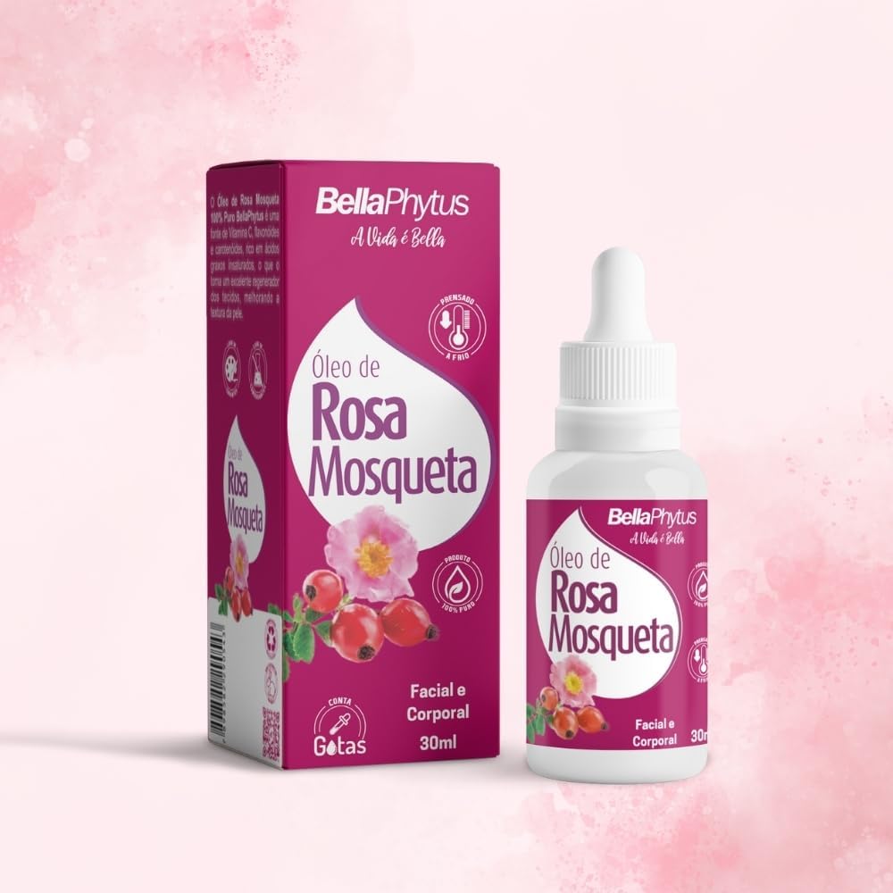Óleo de Rosa Mosqueta 100% Puro Bellaphytus, 30ml - Imagem 3