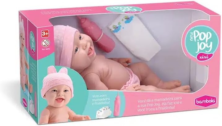 Boneca New Pop Joy Faz Xixi 34cm, Bambola - Imagem 2