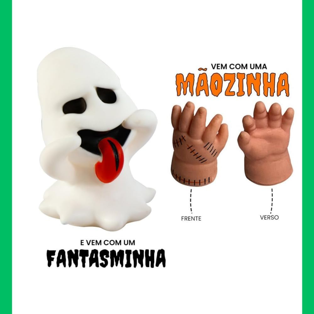 Boneca Vavazinha Com Mãozinha E Fantasminha (Inspiração Série Wandinha) - Imagem 5