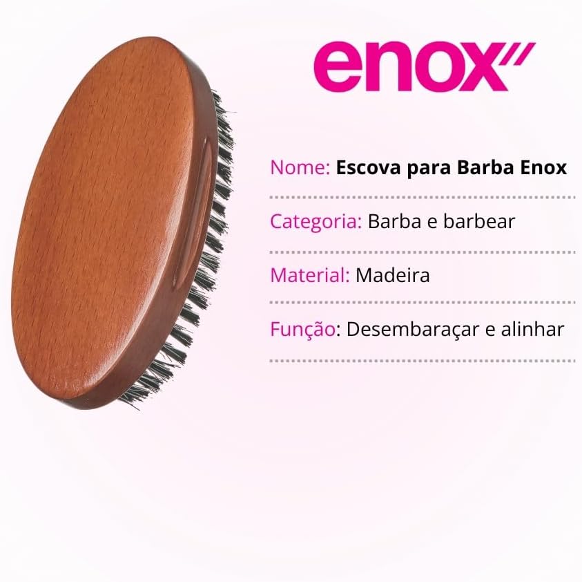 Enox Escova De Barba - Imagem 2