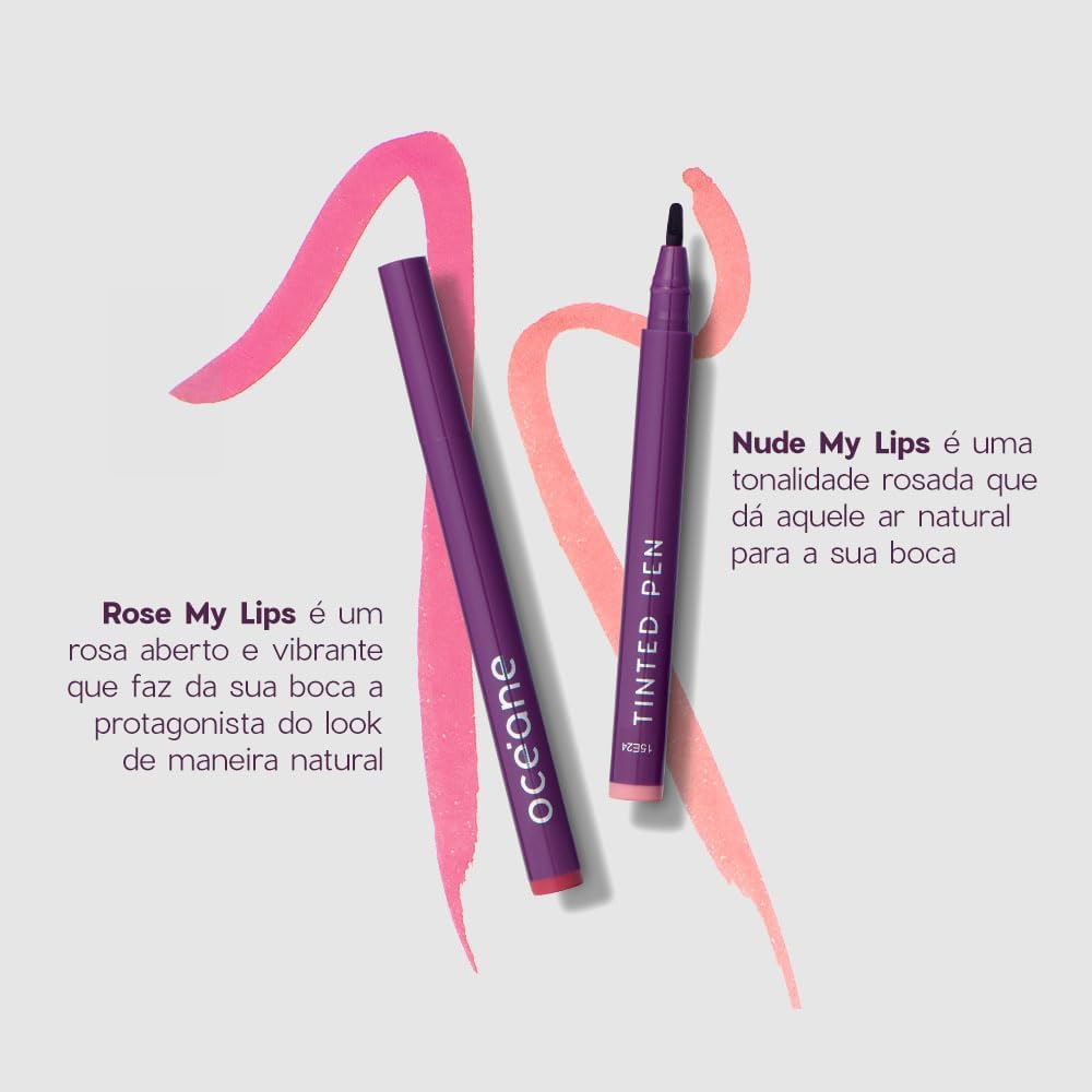 Océane Oceane - Tinted Pen Océane-Caneta Labios-Nude My Lips./Nude - Imagem 6
