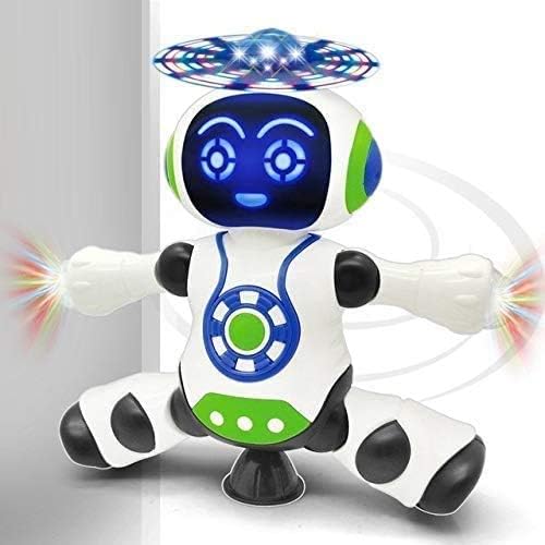 Brinquedo Robô Musical 360 Graus Com Som E Luz Ótimo Presente Brinquedo Boneco Musical Com Luz Dance Robot Robô Que Dança DIA DAS CRIANÇAS - Imagem 3