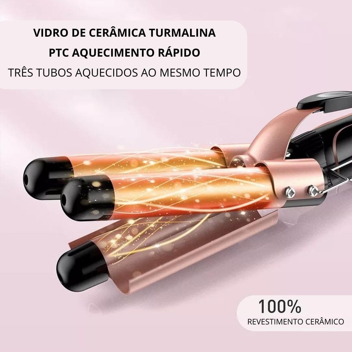 Benedita, Triondas Modelador de Cachos 25mm Profissional - Imagem 3