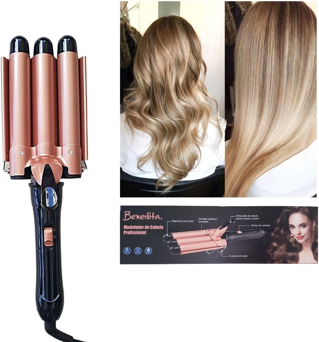 Benedita, Triondas Modelador de Cachos 25mm Profissional - Imagem 4