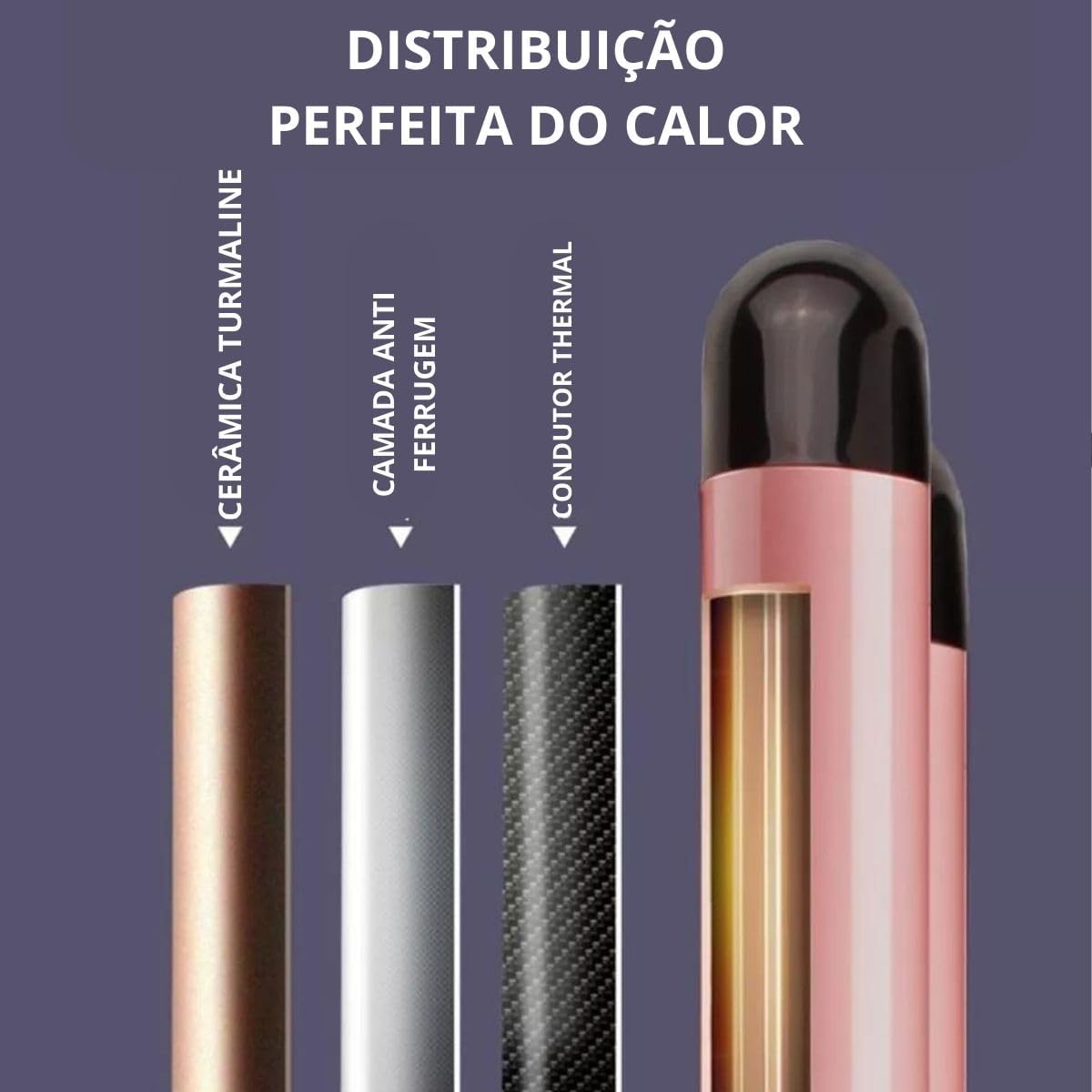 Benedita, Triondas Modelador de Cachos 25mm Profissional - Imagem 5