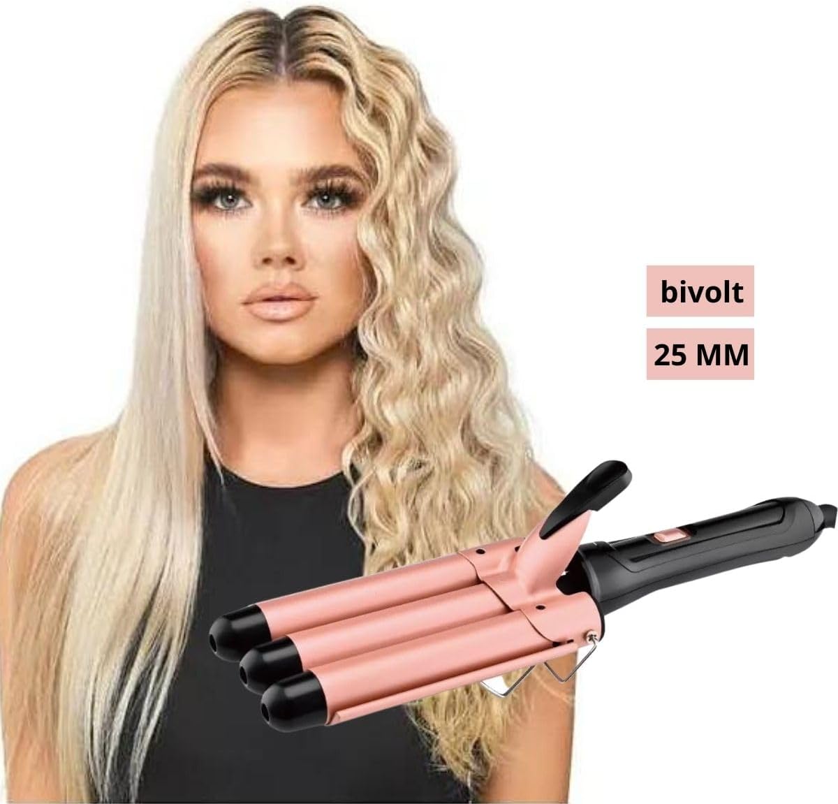 Benedita, Triondas Modelador de Cachos 25mm Profissional - Imagem 7