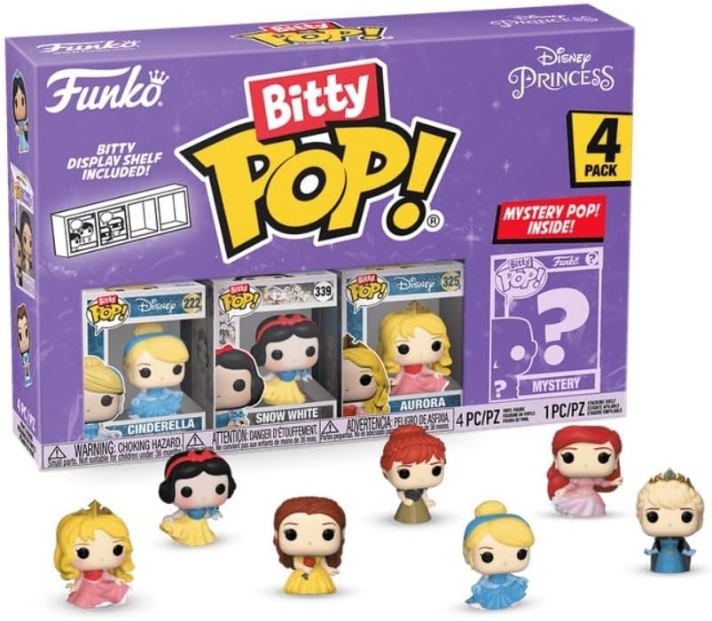BONECO FUNKO BITTY POP DISNEY P CINDERELLA 4PK