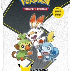 Blister Gigante Galar Pokémon Grookey, Scorbunny e Sobble 25 anos Copag Cards cartas, Cor: Estampado - Copag