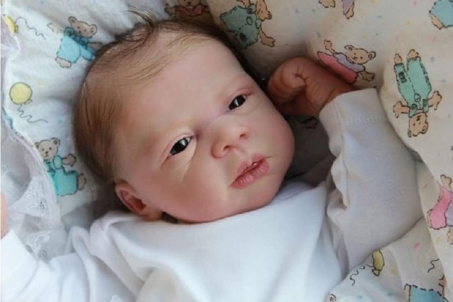 Boneco bebê Reborn Lucas molde importado autentico