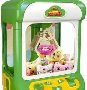 Brinquedo De Pegar Bichinho Infantil Garra Pega Ursinho - Maquina da Diversão - Maquina de pegar Ursinho (VERDE)