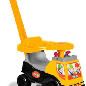 Carrinho Totoka Infantil Triciclo Andador Trator com Pedais e Porta-Objetos