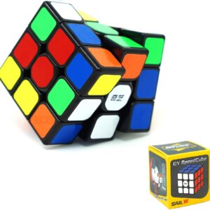 Cubo Mágico QY, Brinquedo Quebra-cabeça Colorido, Rotação Versátil, Desempenho Rápido, Leve e Fluido