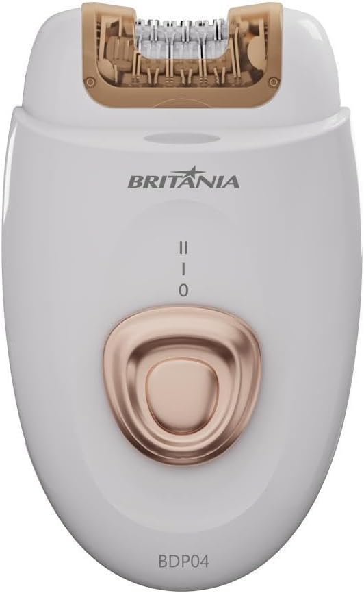 Depilador de Pelos Britânia 4 Acessórios BDP04 5W Branco e rose Bivolt