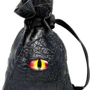 Dice Bag de Couro Olho do Dragão Solaris para Dados de RPG