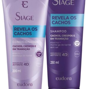 Eudora Kit Siàge Revela Os Cachos Shampoo + Condicionador (Nova Versão)