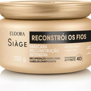 Eudora Máscara Capilar Siàge Reconstrói Os Fios 250g