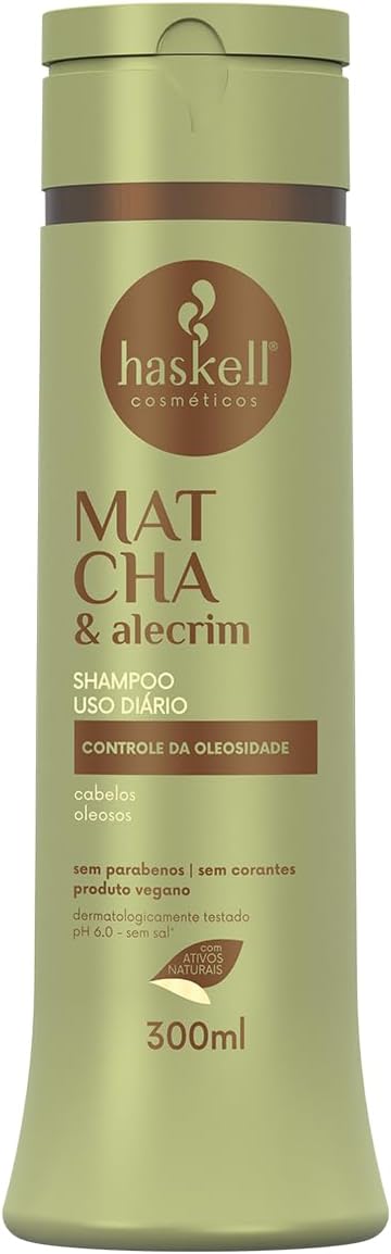 Haskell Shampoo Uso Diário Matcha & Alecrim - 300Ml