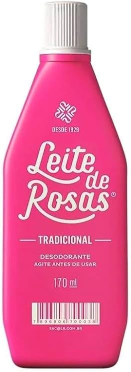 LEITE DE ROSAS Leite Corporal Limpeza 170Ml Tradicional Unit Leite De Rosas