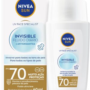 NIVEA SUN Protetor Solar UV Face Specialist Invisible Fluido Diário FPS 70 40ml