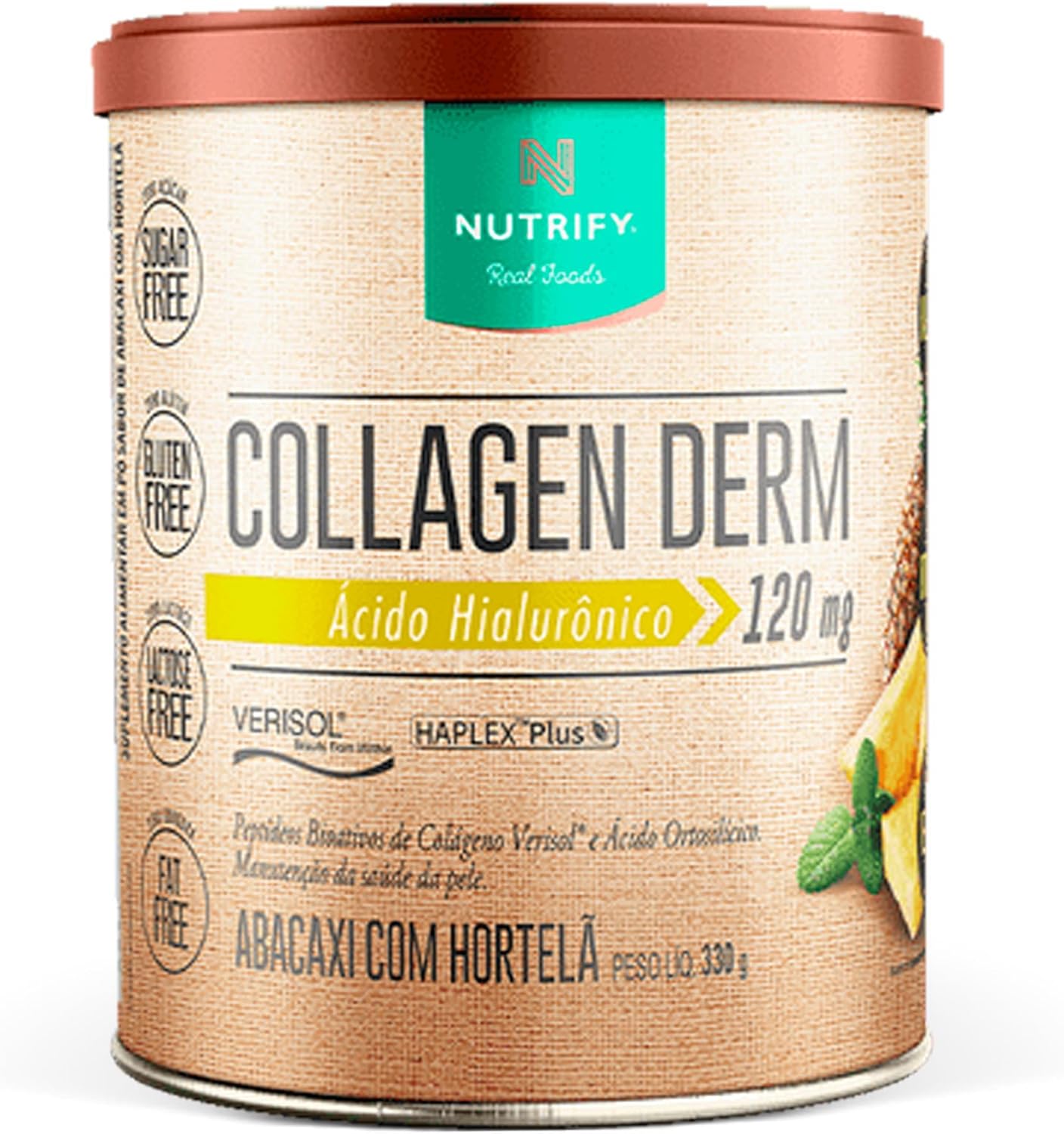 Nutrify Collagen Derm Abacaxi Com Hortelã 330G