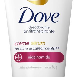 Dove Desodorante Antitranspirante em Creme Previne Escurecimento 50 G